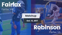 Matchup: FHS vs. Robinson  2017