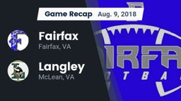 Recap: Fairfax  vs. Langley  2018