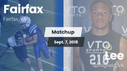 Matchup: FHS vs. Lee  2018