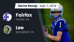 Recap: Fairfax  vs. Lee  2018