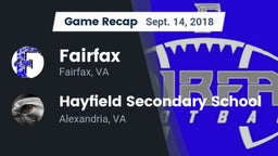 Recap: Fairfax  vs. Hayfield Secondary School 2018