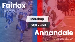 Matchup: FHS vs. Annandale  2018