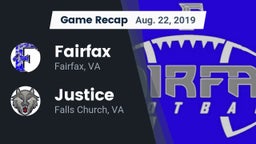 Recap: Fairfax  vs. Justice  2019