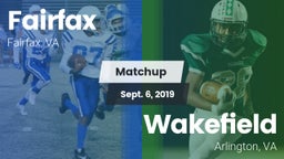 Matchup: FHS vs. Wakefield  2019