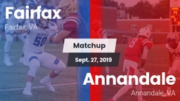 Matchup: FHS vs. Annandale  2019