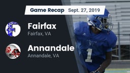 Recap: Fairfax  vs. Annandale  2019