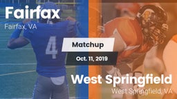 Matchup: FHS vs. West Springfield  2019
