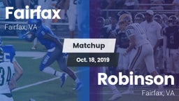 Matchup: FHS vs. Robinson  2019