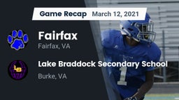 Recap: Fairfax  vs. Lake Braddock Secondary School 2021
