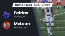 Recap: Fairfax  vs. McLean  2021