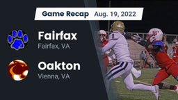 Recap: Fairfax  vs. Oakton  2022