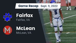 Recap: Fairfax  vs. McLean  2022