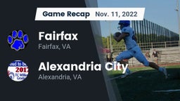 Recap: Fairfax  vs. Alexandria City  2022