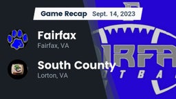Recap: Fairfax  vs. South County  2023