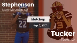 Matchup: Stephenson High vs. Tucker  2017