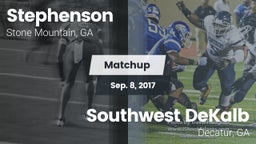 Matchup: Stephenson High vs. Southwest DeKalb  2017