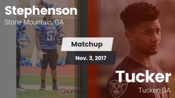 Matchup: Stephenson High vs. Tucker  2017