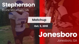 Matchup: Stephenson High vs. Jonesboro  2018