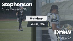 Matchup: Stephenson High vs. Drew  2018