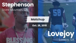 Matchup: Stephenson High vs. Lovejoy  2018