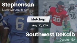 Matchup: Stephenson High vs. Southwest DeKalb  2019