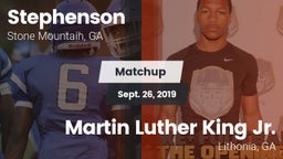 Matchup: Stephenson High vs. Martin Luther King Jr.  2019