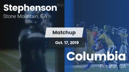 Matchup: Stephenson High vs. Columbia  2019