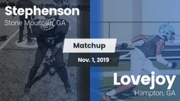 Matchup: Stephenson High vs. Lovejoy  2019