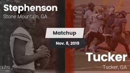 Matchup: Stephenson High vs. Tucker  2019