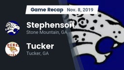 Recap: Stephenson  vs. Tucker  2019