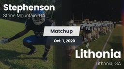 Matchup: Stephenson High vs. Lithonia  2020