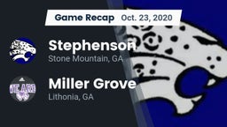 Recap: Stephenson  vs. Miller Grove  2020