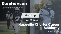 Matchup: Stephenson High vs. Hapeville Charter Career Academy 2020
