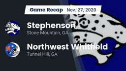 Recap: Stephenson  vs. Northwest Whitfield  2020