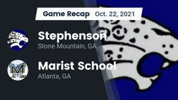 Recap: Stephenson  vs. Marist School 2021
