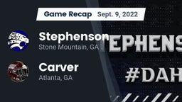 Recap: Stephenson  vs. Carver  2022