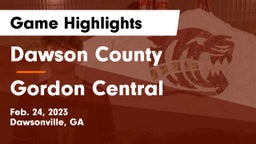 Dawson County  vs Gordon Central   Game Highlights - Feb. 24, 2023