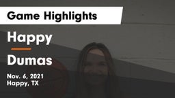 Happy  vs Dumas  Game Highlights - Nov. 6, 2021