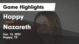 Happy  vs Nazareth  Game Highlights - Jan. 14, 2022
