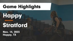 Happy  vs Stratford  Game Highlights - Nov. 14, 2023