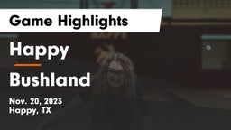 Happy  vs Bushland  Game Highlights - Nov. 20, 2023