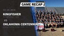 Recap: Kingfisher  vs. Oklahoma Centennial  2016