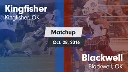 Matchup: Kingfisher High vs. Blackwell  2016