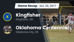 Recap: Kingfisher  vs. Oklahoma Centennial  2017