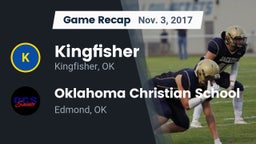 Recap: Kingfisher  vs. Oklahoma Christian School 2017