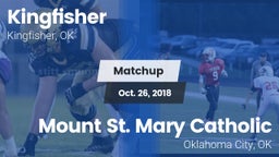 Matchup: Kingfisher High vs. Mount St. Mary Catholic  2018