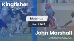 Matchup: Kingfisher High vs. John Marshall  2018