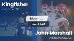 Matchup: Kingfisher High vs. John Marshall  2019