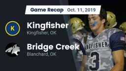 Recap: Kingfisher  vs. Bridge Creek  2019