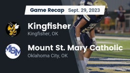 Recap: Kingfisher  vs. Mount St. Mary Catholic  2023